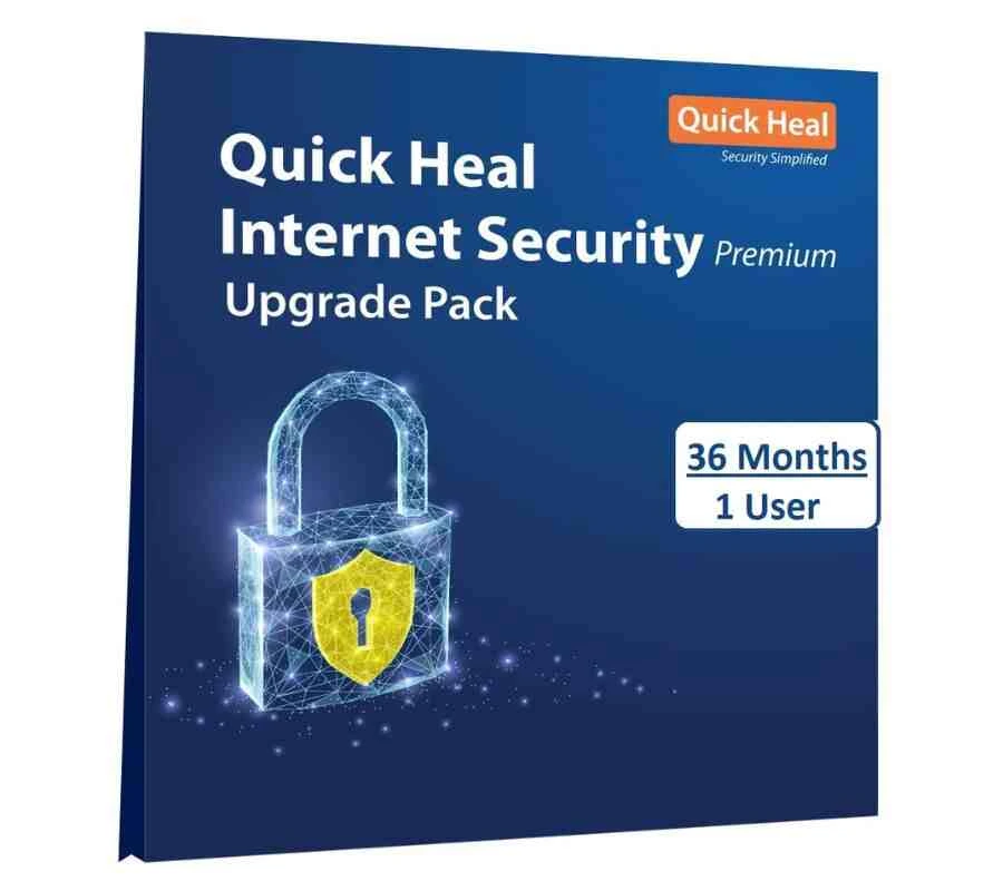 Quick Heal Internet Security Renewal pack 1 user 3 year